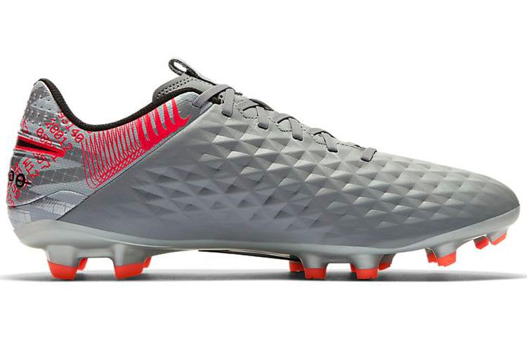 Nike Tiempo Legend 8 Academy MG 'Metallic Grey Crimson' AT5292-906