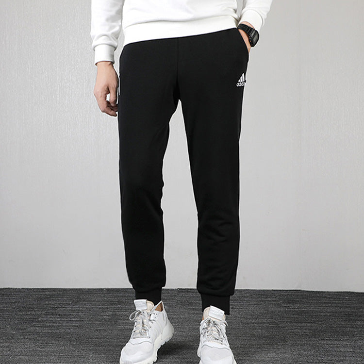 adidas logo Casual Sports Bundle Feet Long Pants Black DX9214