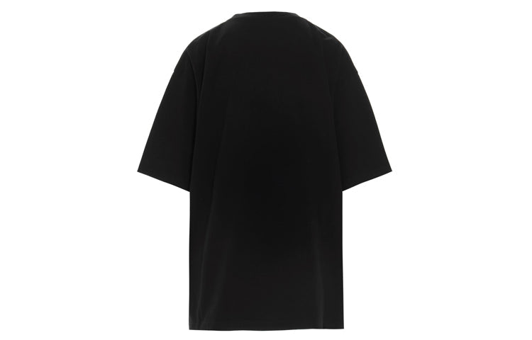 Balenciaga SS21 BB Letter Logo Round-neck Black 641655TJV871070