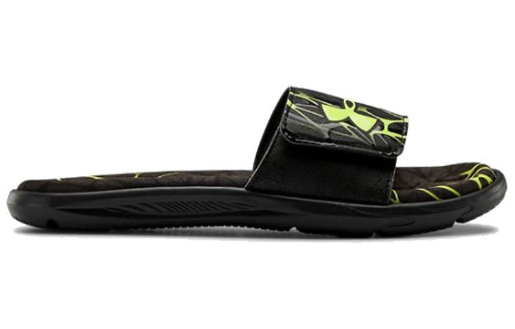 Under Armour Mercenary Slippers Black/Green 3022713-001