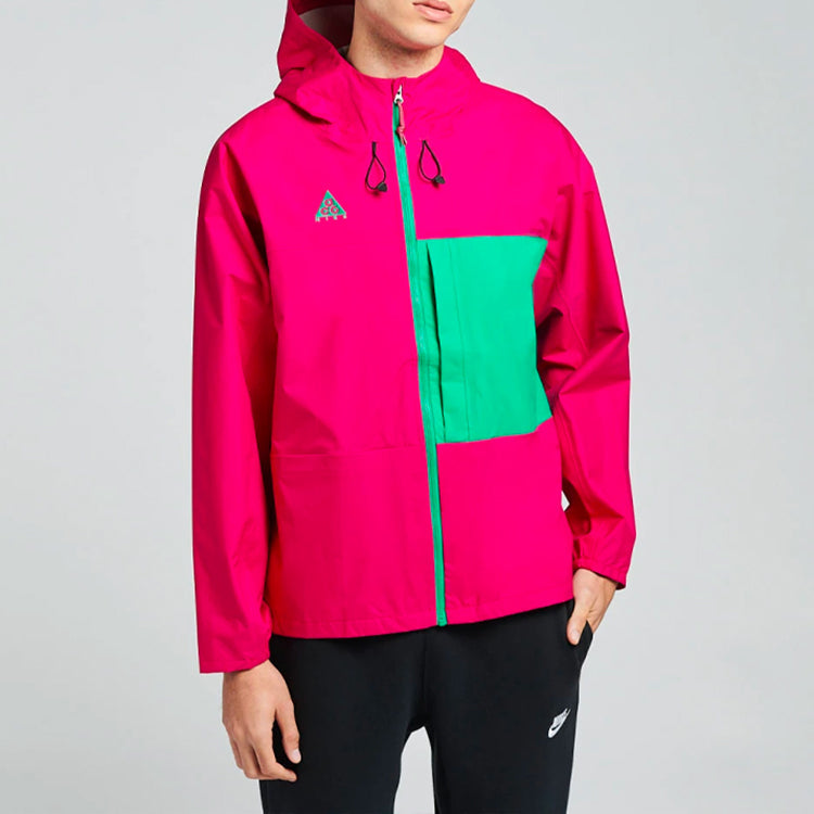 Nike Outdoor Interchange Jacket Colorblock Rose Red BQ7340-607