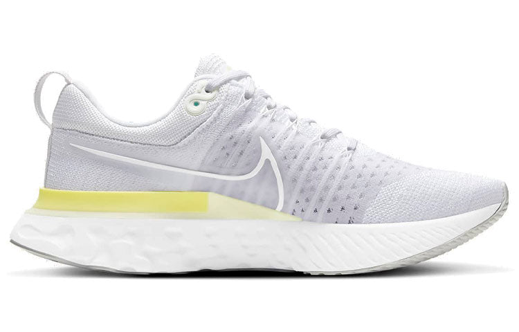 (WMNS) Nike React Infinity Run Flyknit 2 'White Light Citron' CT2423-100