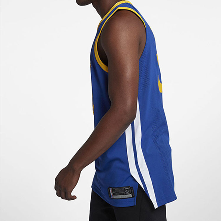 Nike Stephen Curry Icon Edition Authentic AU golden state warriors Jersey 'Blue' AV2643-496