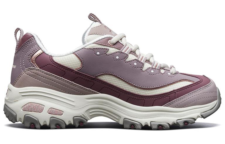 (WMNS) Skechers D'lites 1.0 GS PurpleWhite 'Purple White' 13143-PRW