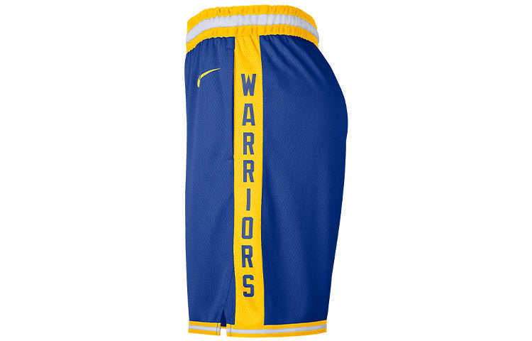 Nike Golden State Warriors Breathable Sports Shorts Blue CN1026-495