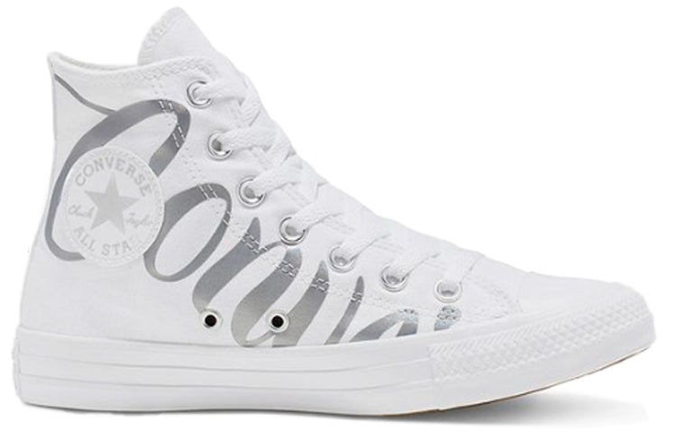(WMNS) Converse Chuck Taylor All Star Iridescent Star High Top White 566176C
