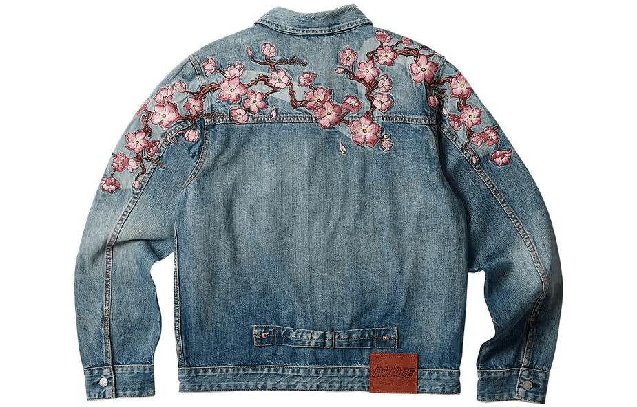 Palace x Evisu Type One Denim Jacket 'Stone Wash' P24EVJK001