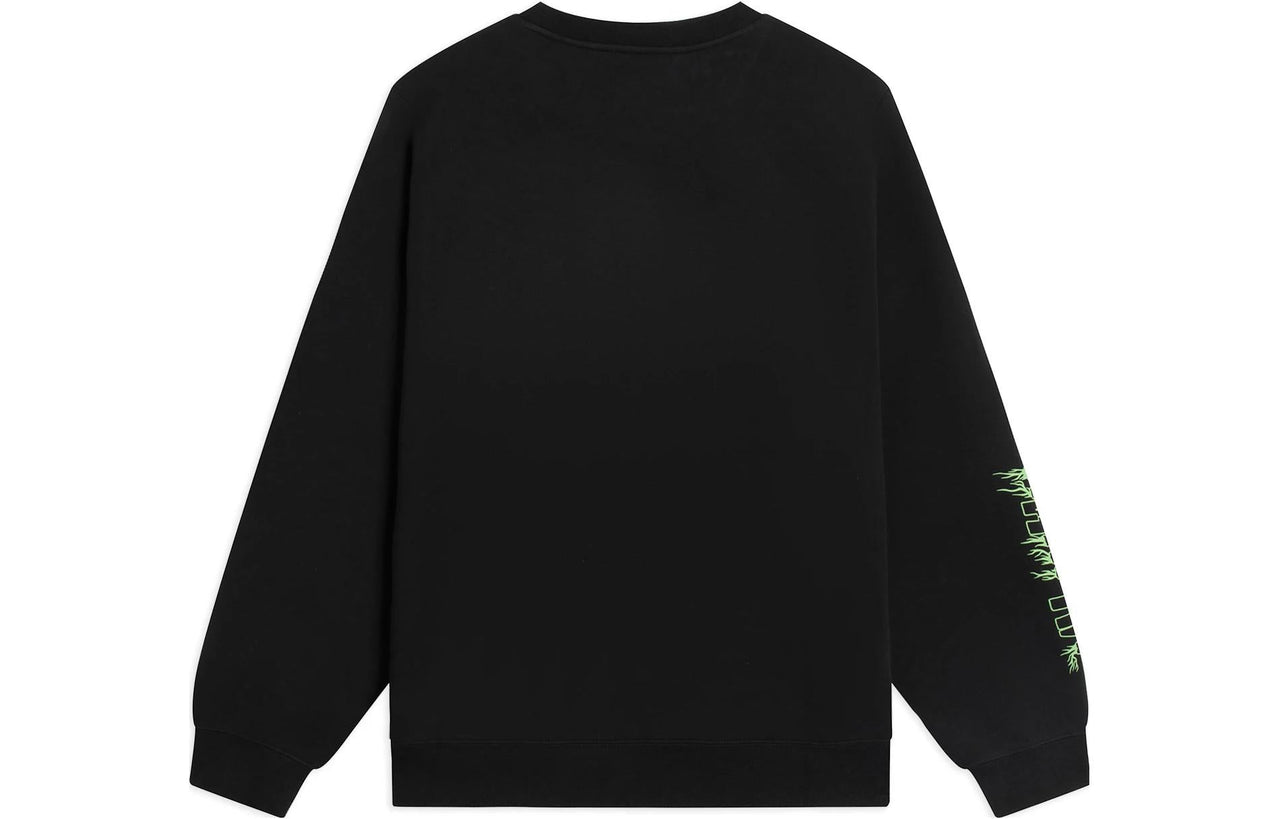 Li-Ning BadFive Graphic Sweatshirt 'Black' AWDS653-1