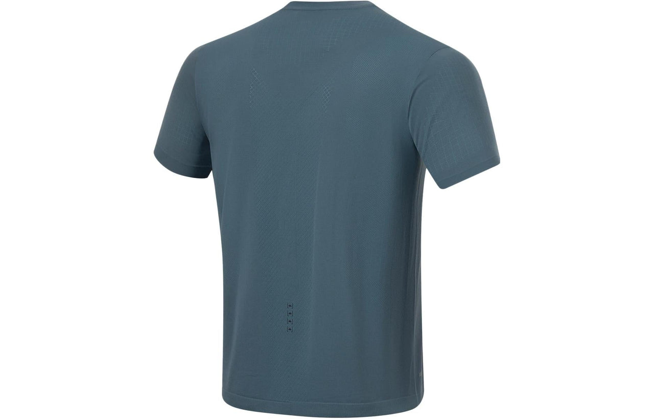 Li-Ning Logo Running T-shirt 'Blue' ATST077-6