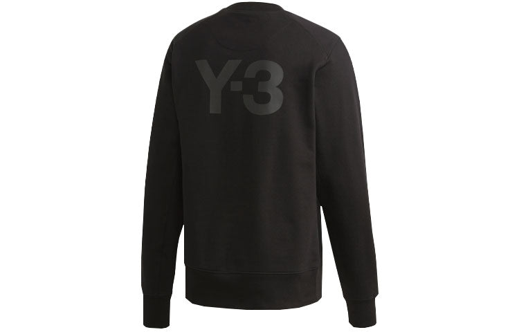 Men's Y-3 SS21 Logo Printing Round Neck Black FN3371