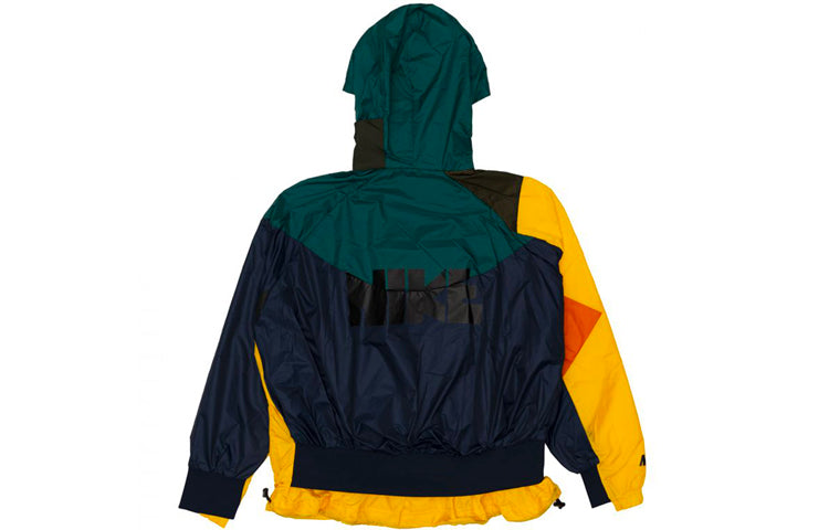 (WMNS) Nike x sacai Hooded Anorak 'University Gold Sequoia' CD6298-739