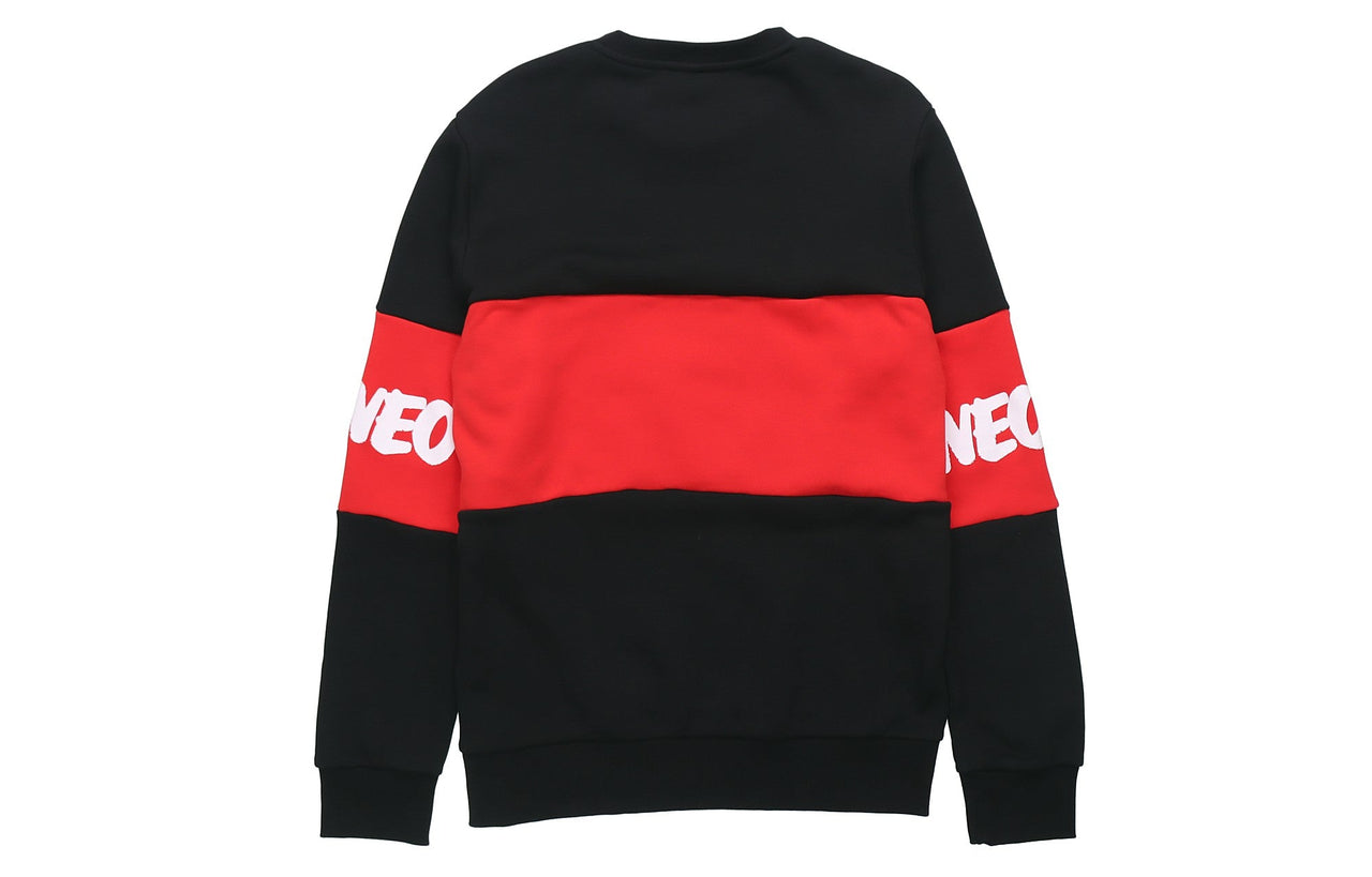 adidas neo x Crossover M Cny Ww Swt Printing Sports Pullover New Year's Edition Round Neck Black GP5760