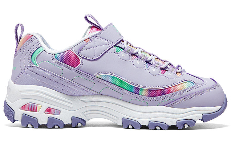 (GS) Skechers DLITES Low 'Lavender Multi' 303905L-LVMT