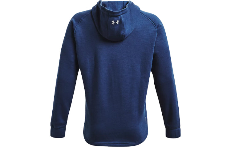 Men's Under Armour Project Rock Charged Cotton Fleece Breathable Sports Blue 1367033-404
