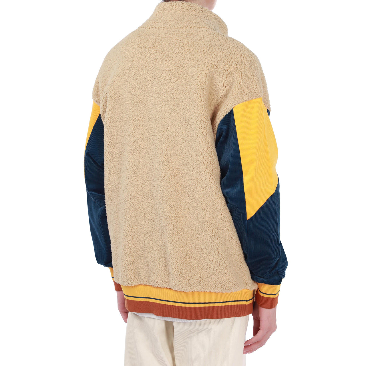 PUMA Retro Sherpa Jacket Contrast Color Stitching Sports lamb's wool Stay Warm Logo Khaki 534678-12
