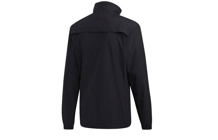 adidas Soccer/Football Manchester United Woven Stand Collar Jacket Black EB6515