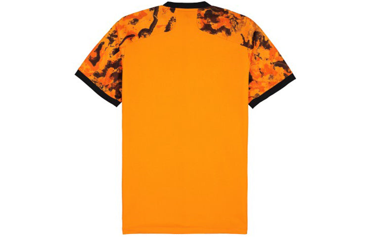 adidas AU Player Edition 20-21 Season Juventus Away Soccer/Football Sports Patchwork Print Short Sleeve Orange GE4854