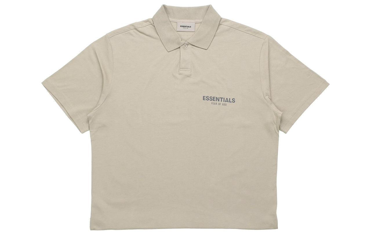 Fear of God Essentials FW20 Logo Polo Shirt 'Olive' FOG-FW20-199