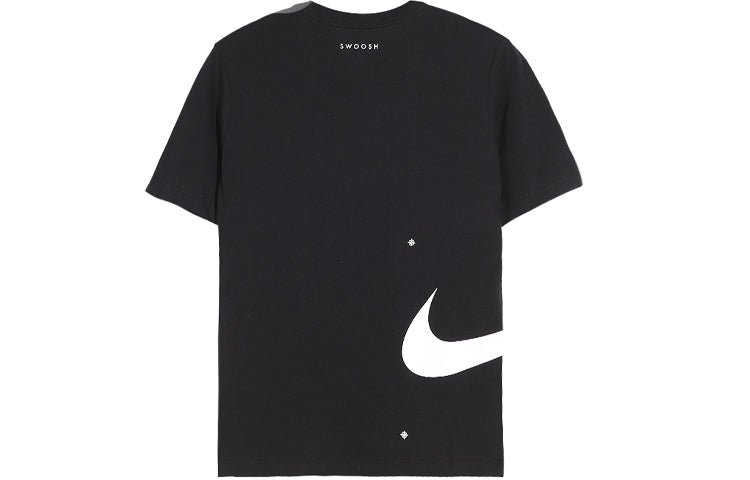 Men's Nike Minimalistic Alphabet Logo Printing Casual Round Neck Short Sleeve Black T-Shirt DX5817-010