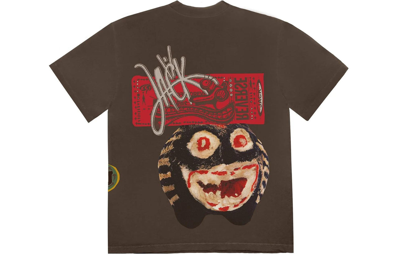 Travis Scott Never Backward T-shirt 'Brown' CJFN-SS88