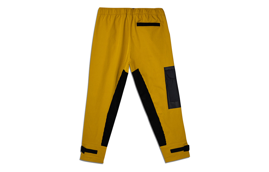 adidas originals Adv Wv Pant Colorblock Outdoor Multiple Pockets Cargo Sweatpants Yellow GV0931