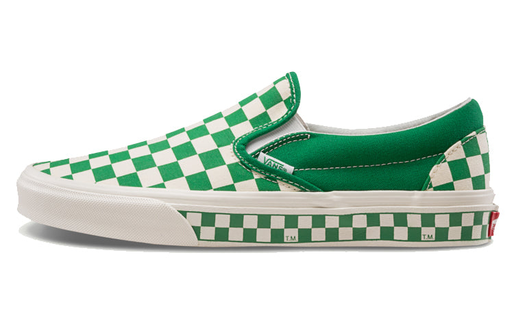 Vans Classic Slip-On 'Nextor Checkerboard - Jolly Green' VN0A38F7PVC