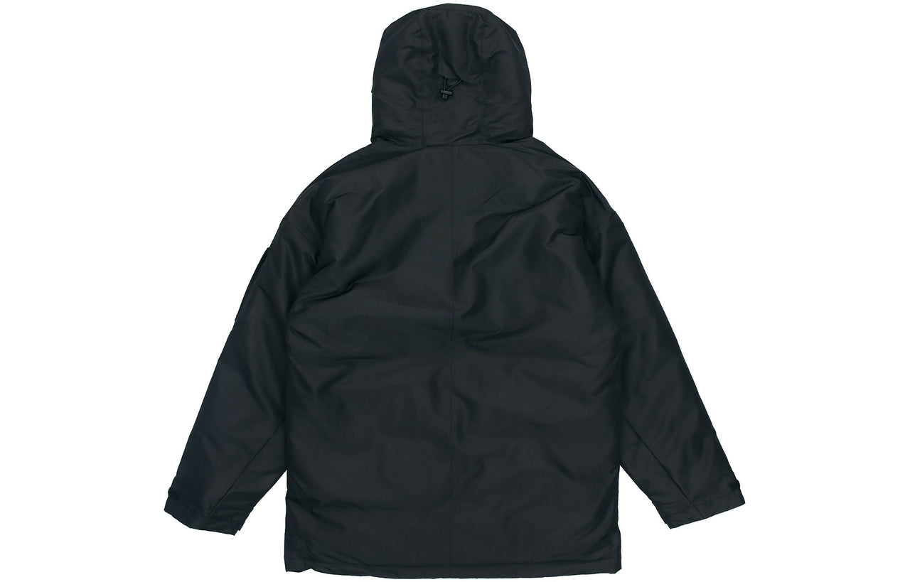 adidas Logo Multiple Pockets Outdoor Sports Down Jacket Black H14174