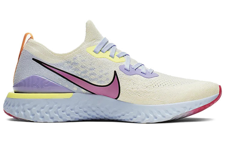 Nike Epic React Flyknit 'White Purpleblue Purple' CJ7794-164