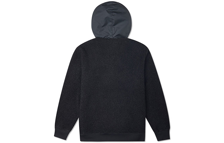 Converse Mountain Club Sherpa Pullover Hoodie 'Black' 10020318-A01