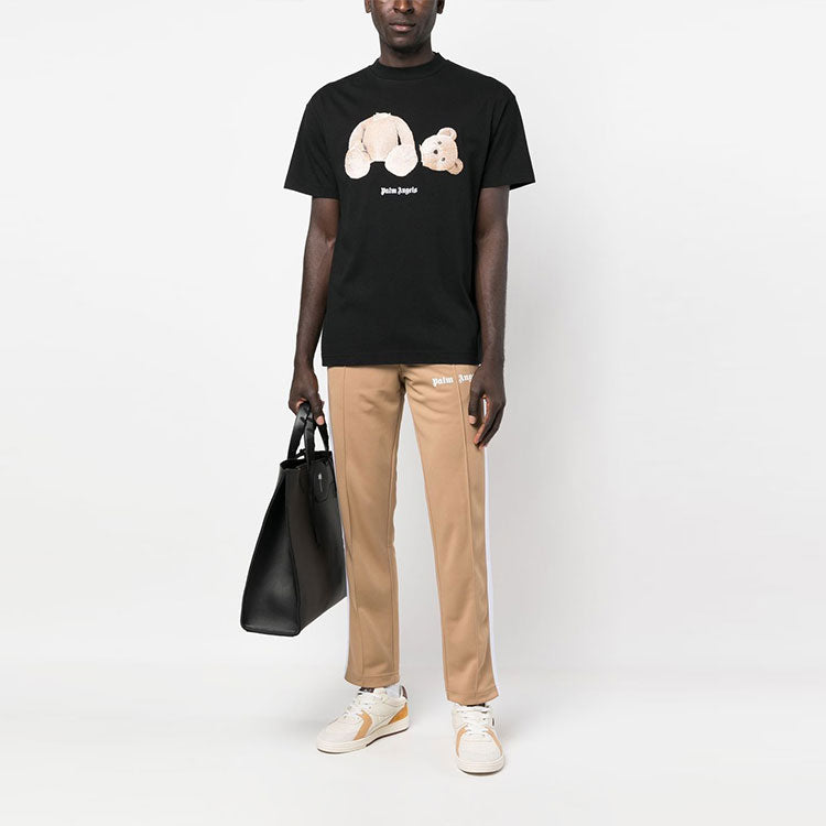 Palm Angels SS23 Bear-print classic T-shirt 'Black' PMAA001C99JER0141060
