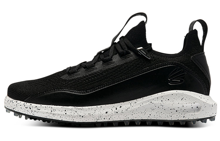 Under Armour Curry 8 Golf Spikeless 'Black White' 3023734-001