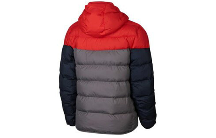 Nike Sportswear Windrunner Down Fill 'Black Red Blue' 928834-634