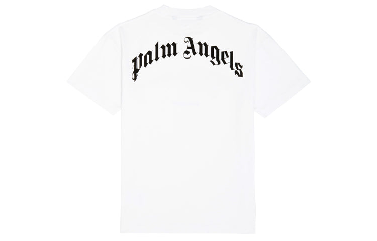Palm Angels Croco Short-Sleeve Tee 'White/Green' PMAA001R21JER0020155
