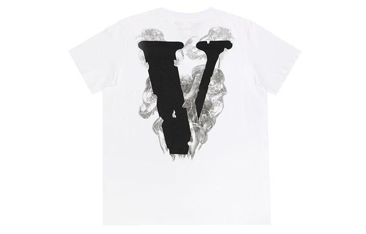 VLONE Smoke Demon Angel Short Sleeve Unisex White VLTE2001WH