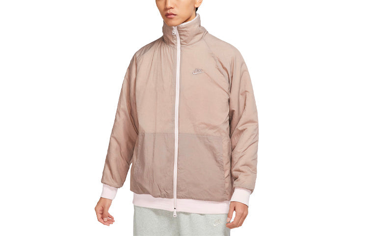 Nike Big Swoosh Reversible Boa Jacket (Asia Sizing) 'Soft Pink Oxford' BQ6546-640