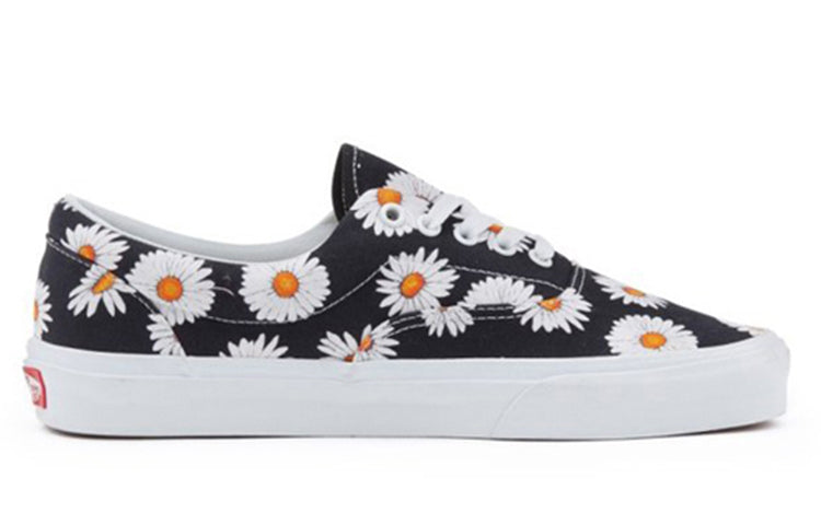 Vans Big Daisies Era Low Tops Casual Skateboarding Shoes Unisex Black VN0A38FRTOZ