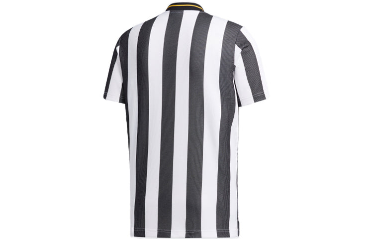 adidas neo adidas Yellow Sports Short Sleeve Black White GL7215