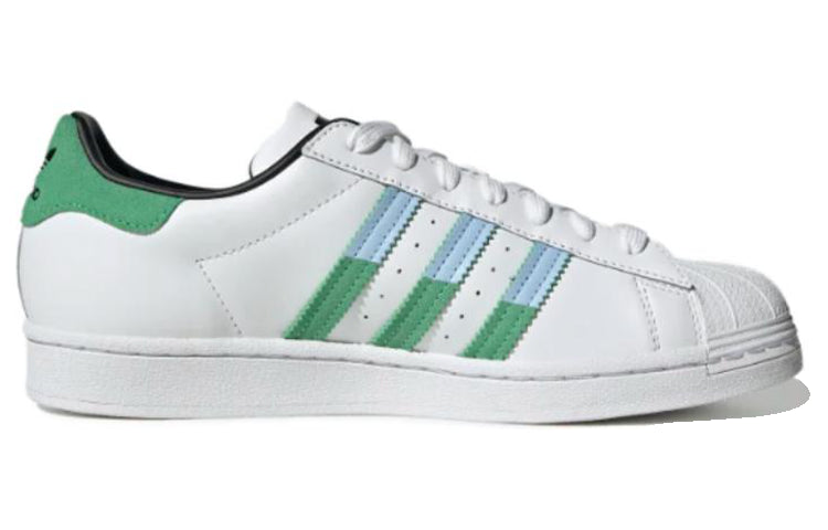 adidas Superstar Shoes 'Green Blue Dawn' HQ2168