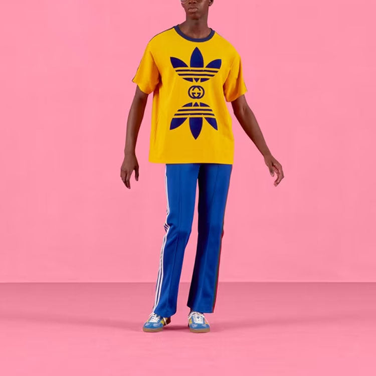 Gucci x adidas Cotton Jersey Sweatpants 'Cobalt Blue' 691785-XJEK2-4714