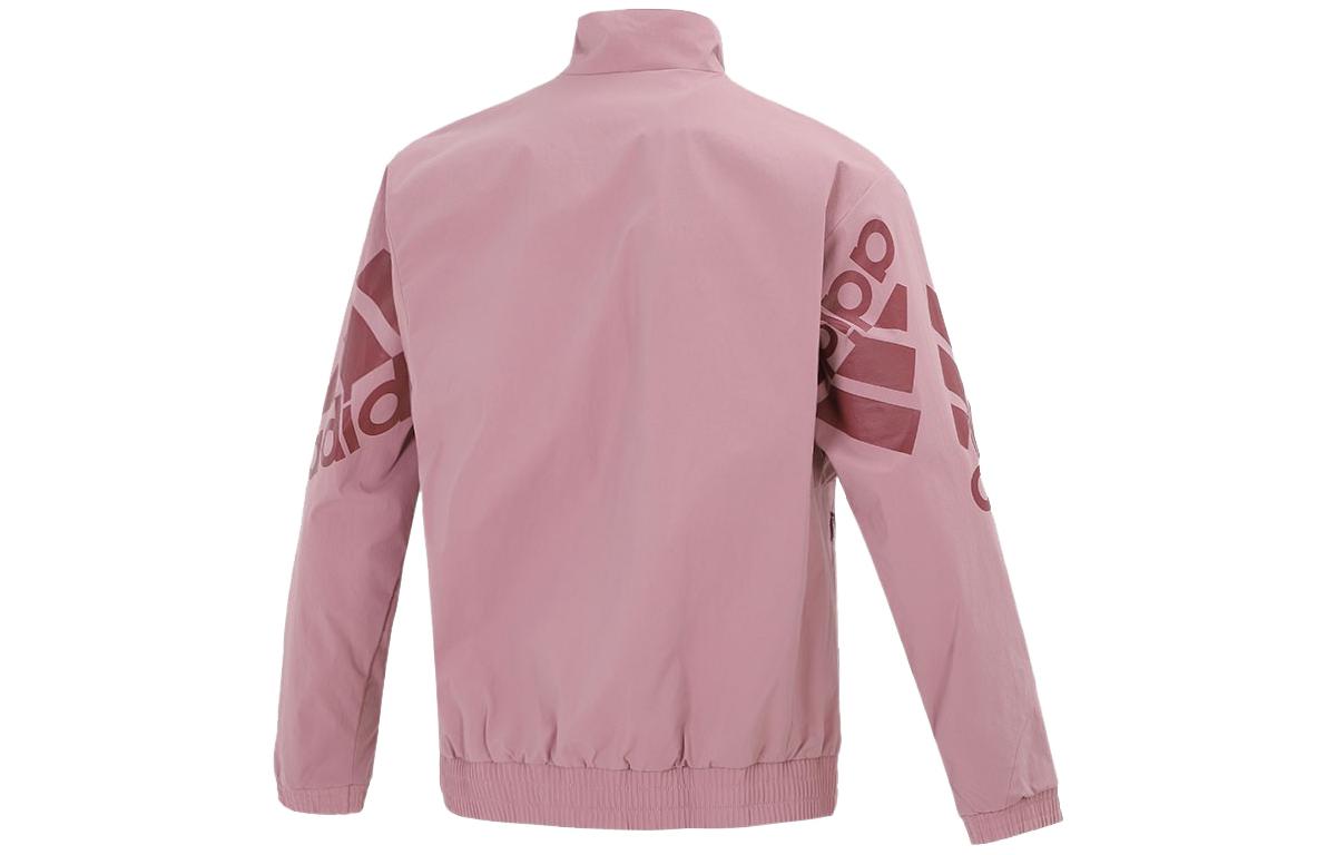 adidas Large Logo Sports Training Jacket Pink HE7459