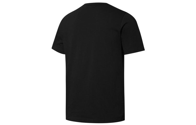 PUMA Small Logo Round Neck Sports Short Sleeve Black 848723-01