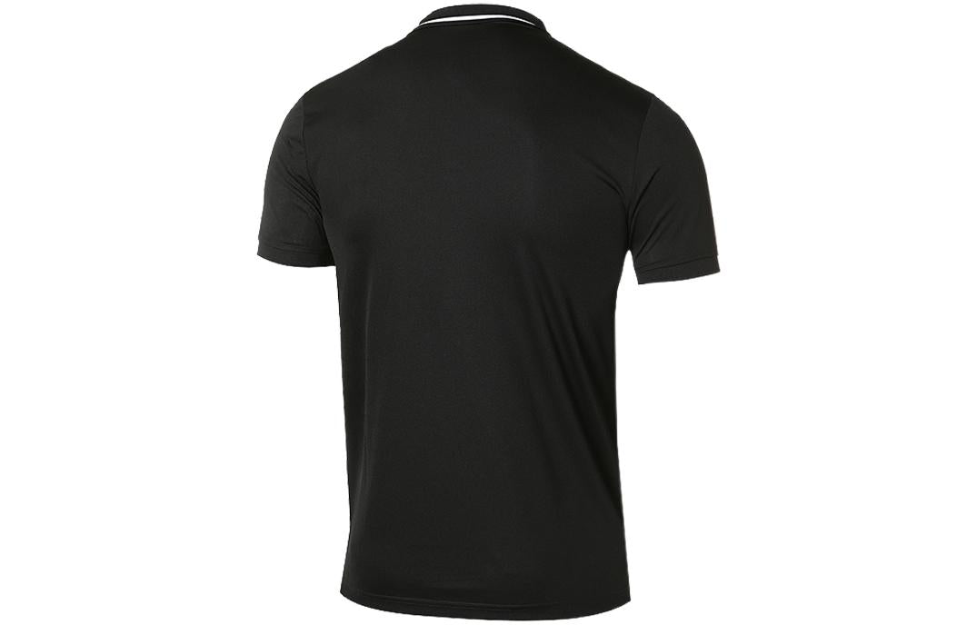 Nike Casual Sports Logo Pattern Printing Short Sleeve Polo Shirt Black CW6848-010