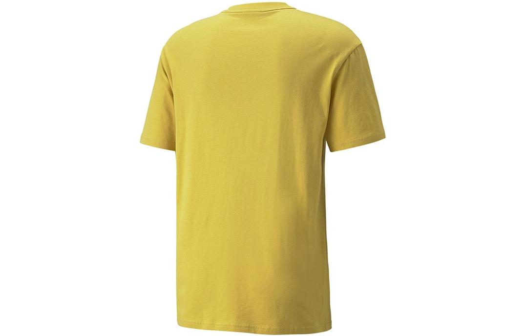 PUMA Logo Hc Graphic Tee 'Yellow' 535384-31