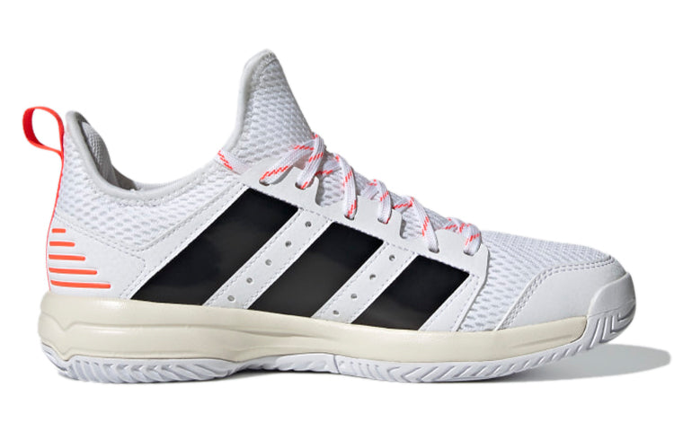 (WMNS) adidas Stabil J 'White Black Solar Red' FZ4655