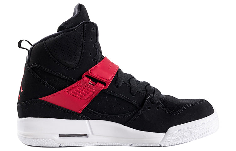 (GS) Air Jordan Flight 45 High 'Black Gym Red' 845095-006