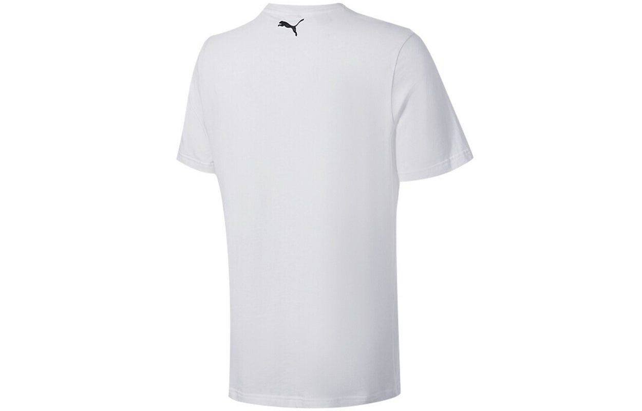 PUMA Team Graphic Tee 'White' 532704-02