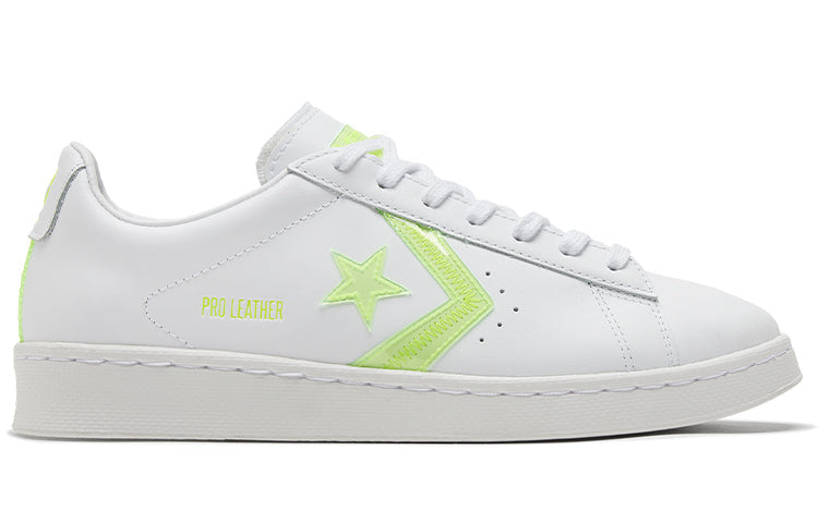 Converse Pro Leather Low 'Hi-Vis Collection - White Lemon Neon' 169505C