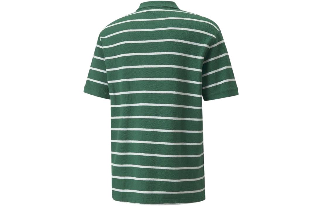 PUMA X Ami  Short Sleeve Polo Shirt 'Green' 534067-96