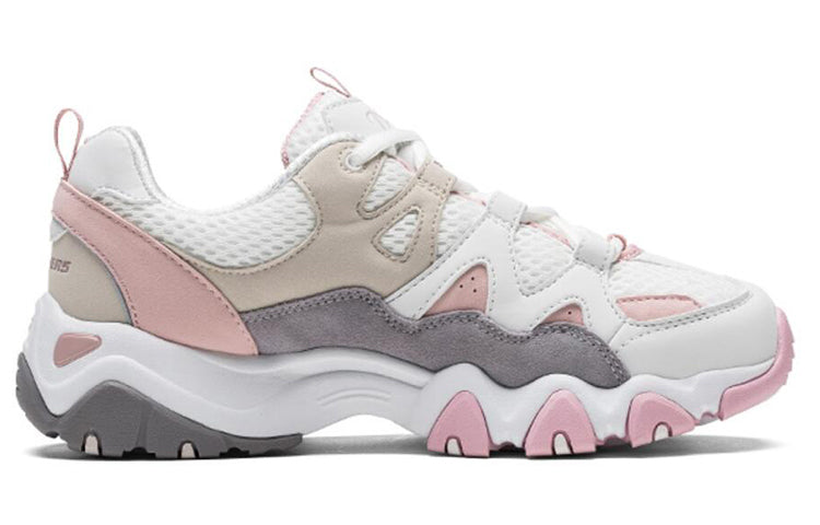 (WMNS) Skechers D'lites 2.0 Shoes White 99999693-WGPK