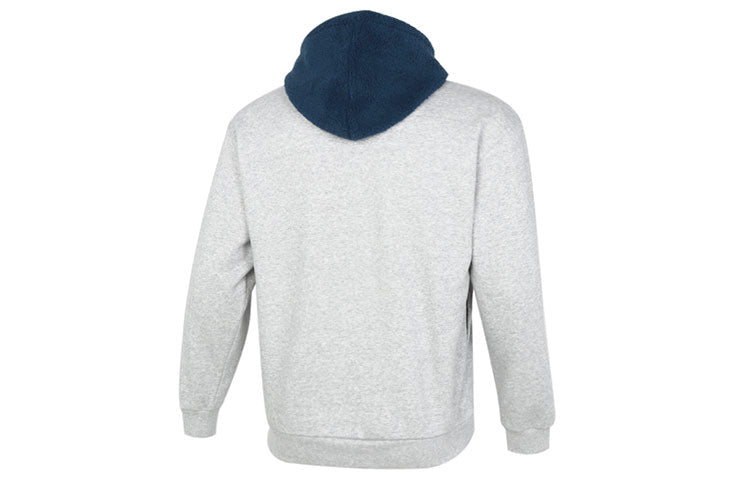 PUMA Long Sleeved Pullover Hoodie 'Grey Navy' 534939-04